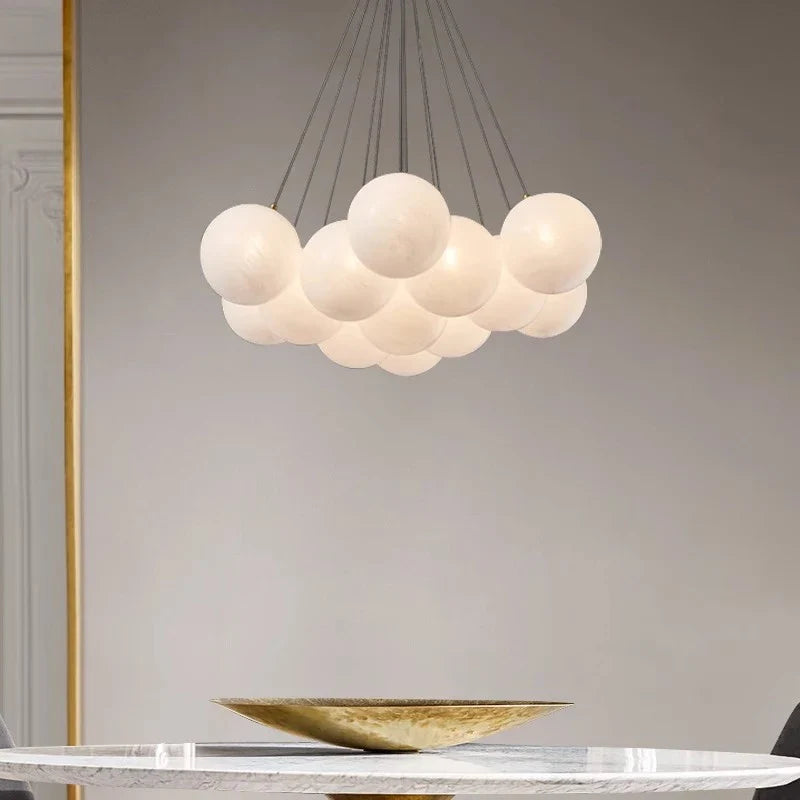 Lustre led boules suspendues au design moderne