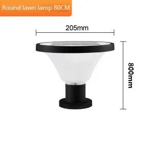 lampe solaire extérieure étanche pour jardin en aluminium
