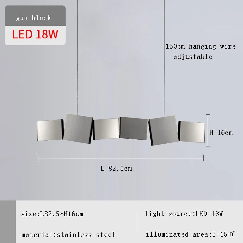 Lustre design à LED de luxe