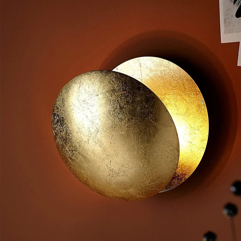 applique murale vintage éclipse solaire style nordique concept lunaire