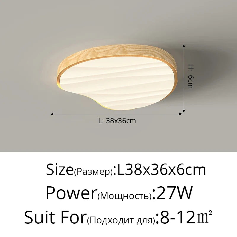 lustres en grain de bois modernes et simples pour éclairage domestique