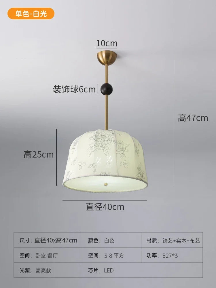 lampe d'étude en bois massif motif nanyang lustre rétro romantique