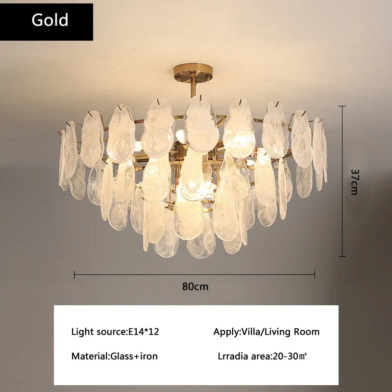 suspension rétro en verre moderne pour décoration intérieure 2024