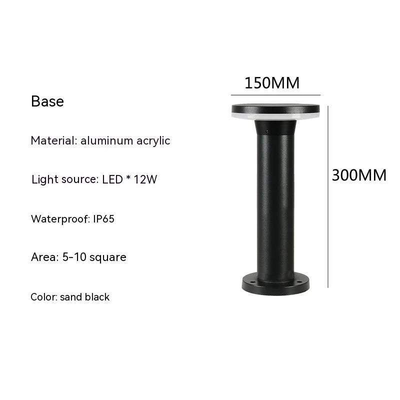 Lampe LED pour pelouse
