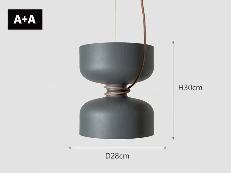 suspension nordique moderne à led pour décoration intérieure créative