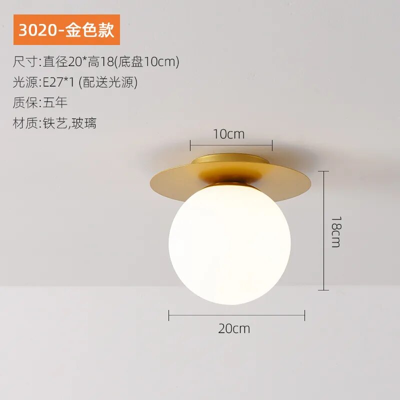 Plafonnier Led Moderne pour Luminaires Balcon