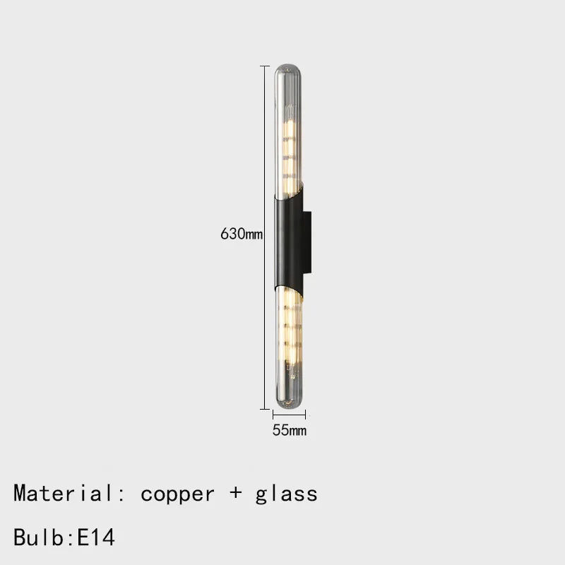 Applique murale LED longue et moderne