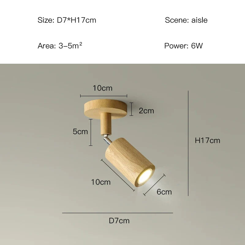 plafonnier led moderne en bois pour intérieur élégant