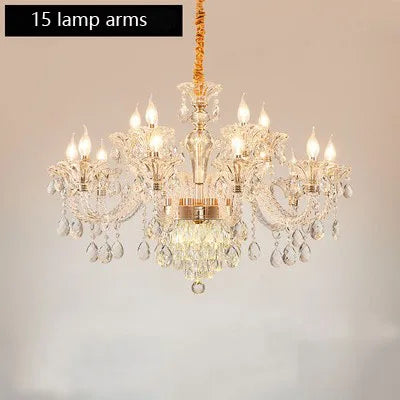 lustre en cristal design pour un éclairage élégant et raffiné
