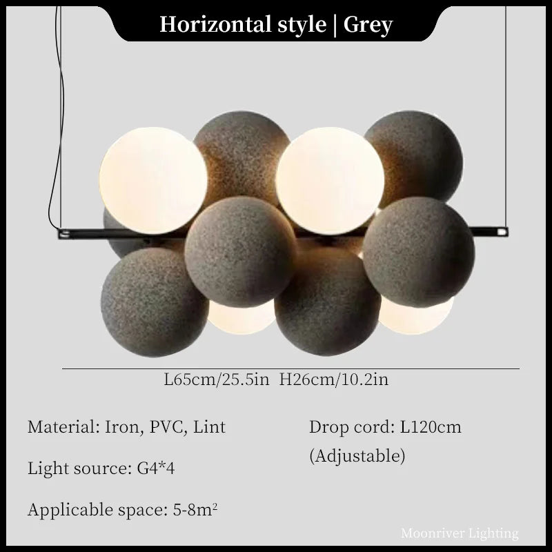 lustre moderne et créatif en led pour cuisine et intérieur