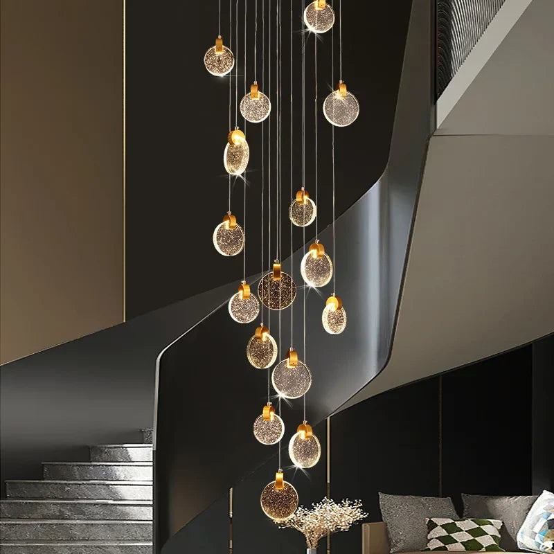 Lustre moderne à LED pour escalier et duplex intérieur — Bétoine