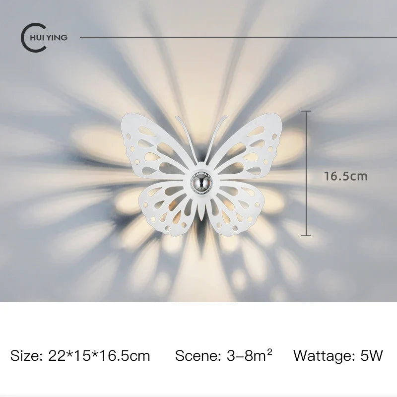 applique murale nordique en fer à led décorative pour intérieur élégant