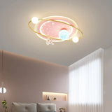 plafonnier enfant design astronaute lampe led créative moderne