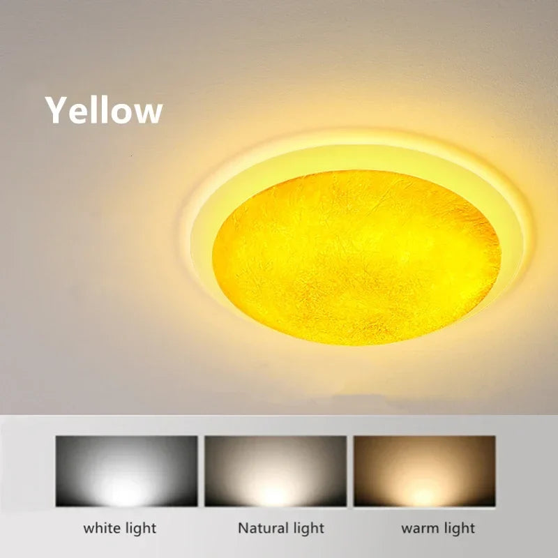plafonnier en acrylique tricolor led design moderne élégant