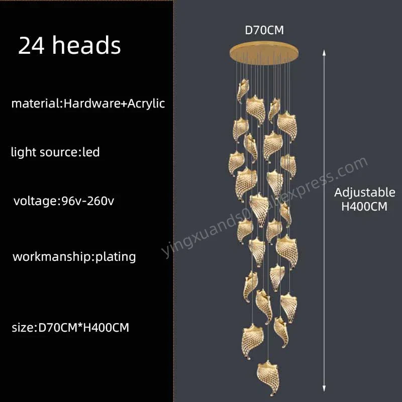 lustre moderne à led éclairage suspendu design pour espace contemporain