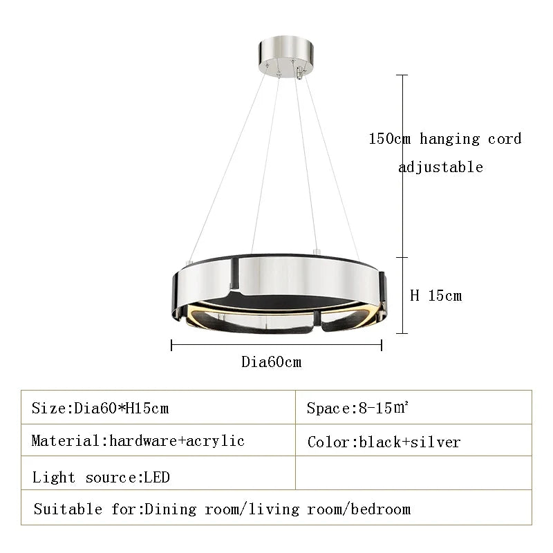 plafonnier led rond design moderne minimaliste luminaire