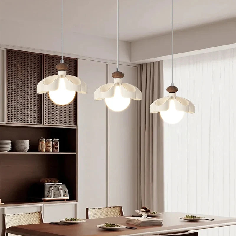 lustre médiéval rétro en bois massif pour intérieur et extérieur