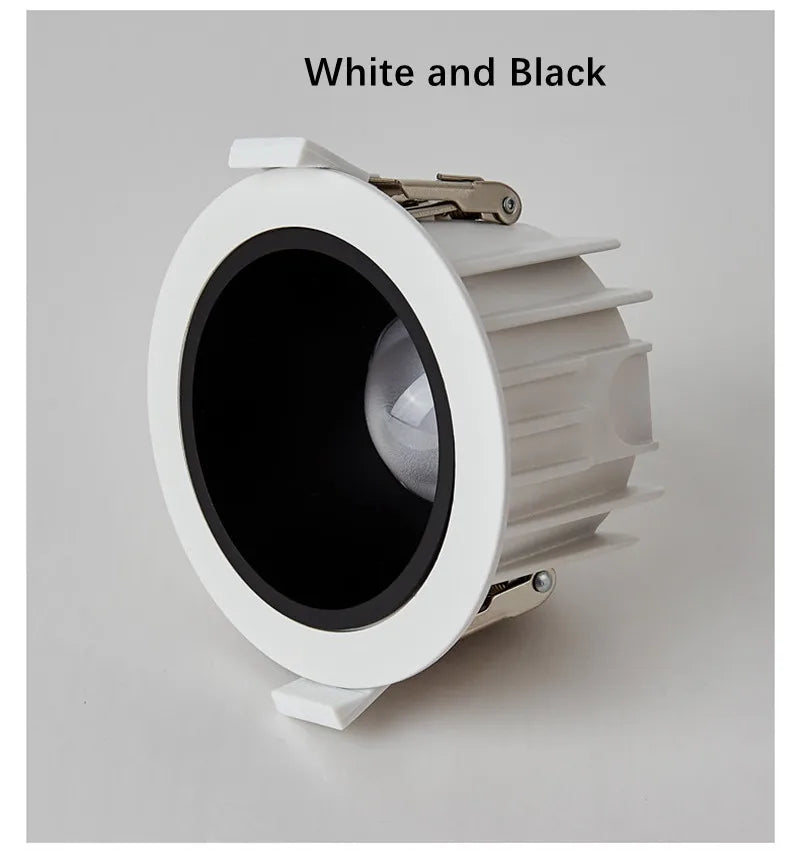 2023 The latest waterproof down light high-end narrow side led toilet kitchen embedded anti-glare household no main light