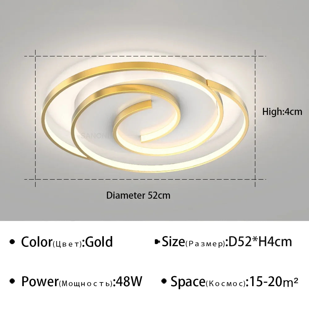 plafonnier led moderne pour décoration intérieure élégante
