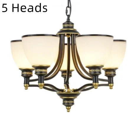lustre rétro pour une ambiance campagnarde chaleureuse