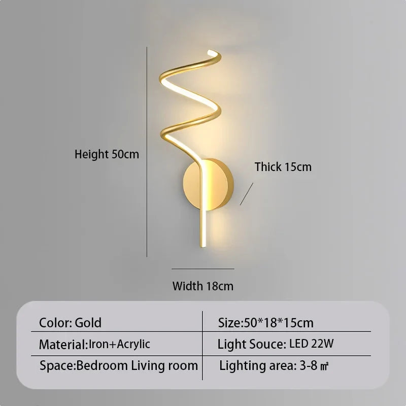 applique murale led moderne pour décoration intérieure élégante