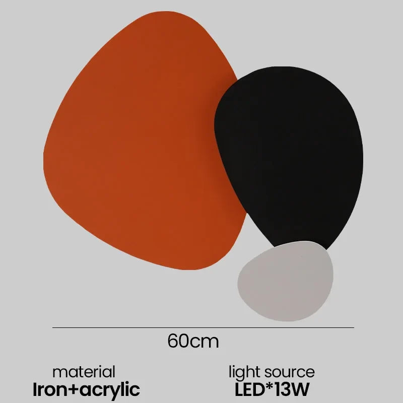 Applique murale LED colorée moderne