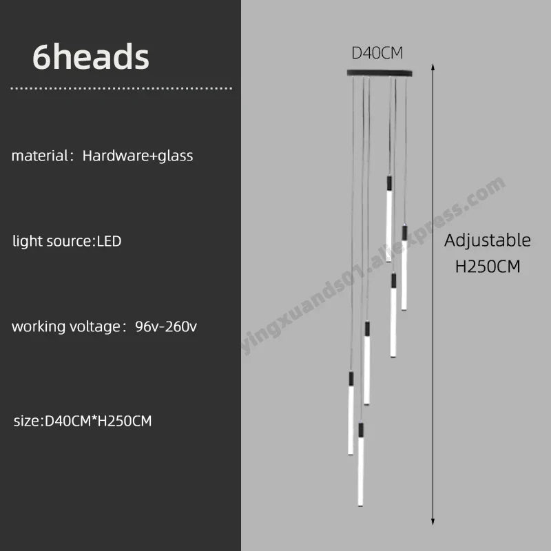 lustre moderne suspendu pour éclairage intérieur design loft
