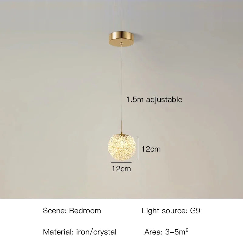 applique murale moderne en cristal pour intérieur élégant