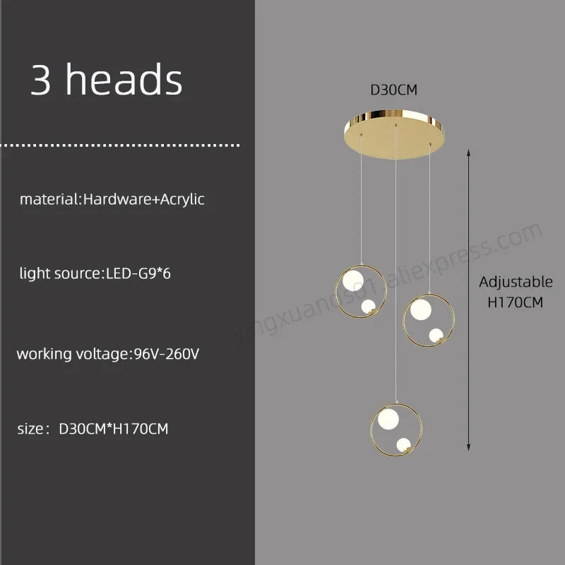 lustre moderne design pour un intérieur loft élégant