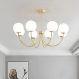 lustre moderne en verre luminaire suspendu