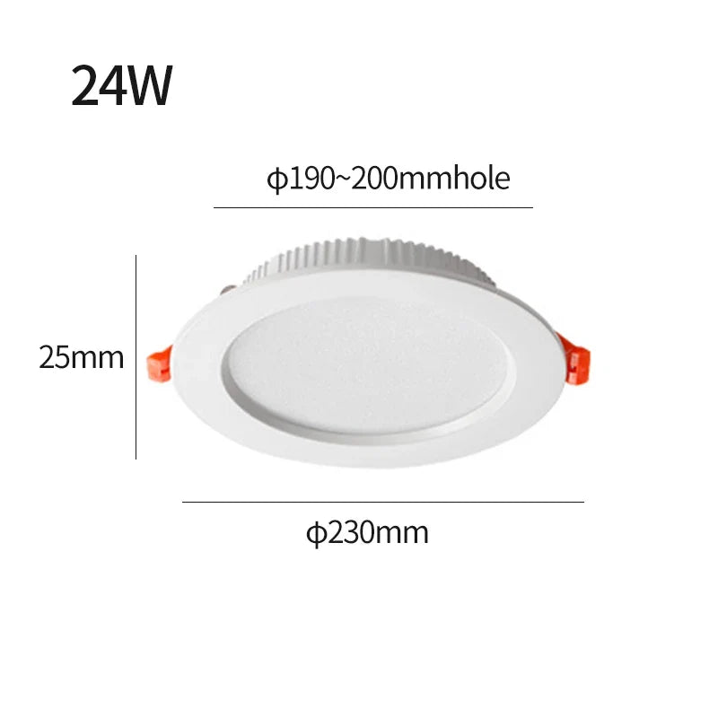 plafonnier led intérieur éclairage blanc froid moderne