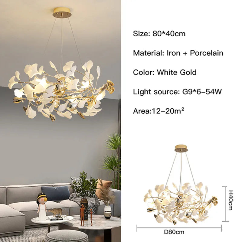 lustre moderne design nordique pour intérieur suspendu au plafond