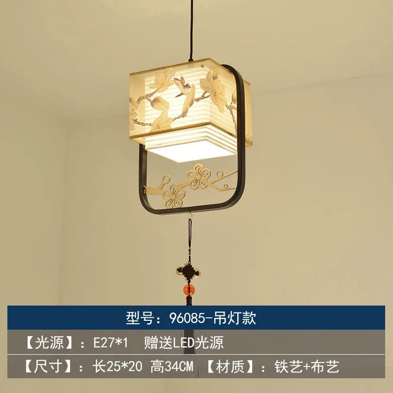 lustre chinois rétro style chinoiserie pour un éclairage élégant