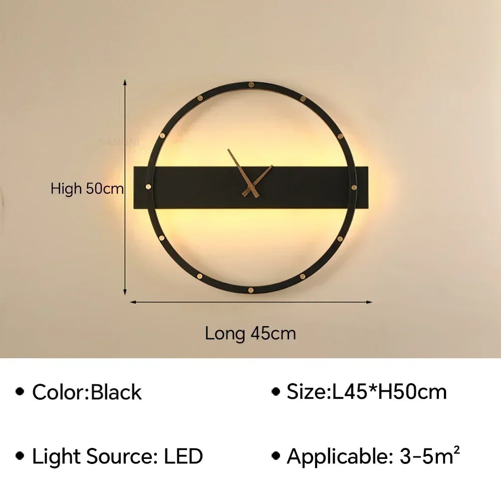 applique murale moderne à led pour décoration intérieure élégante