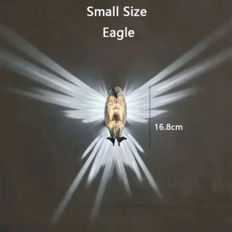 applique murale led hibou aigle décoration créative pour la maison