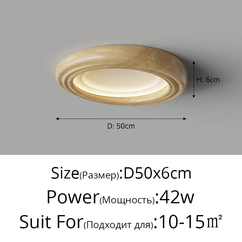 plafonnier nordique moderne créatif rond pour intérieur décoratif