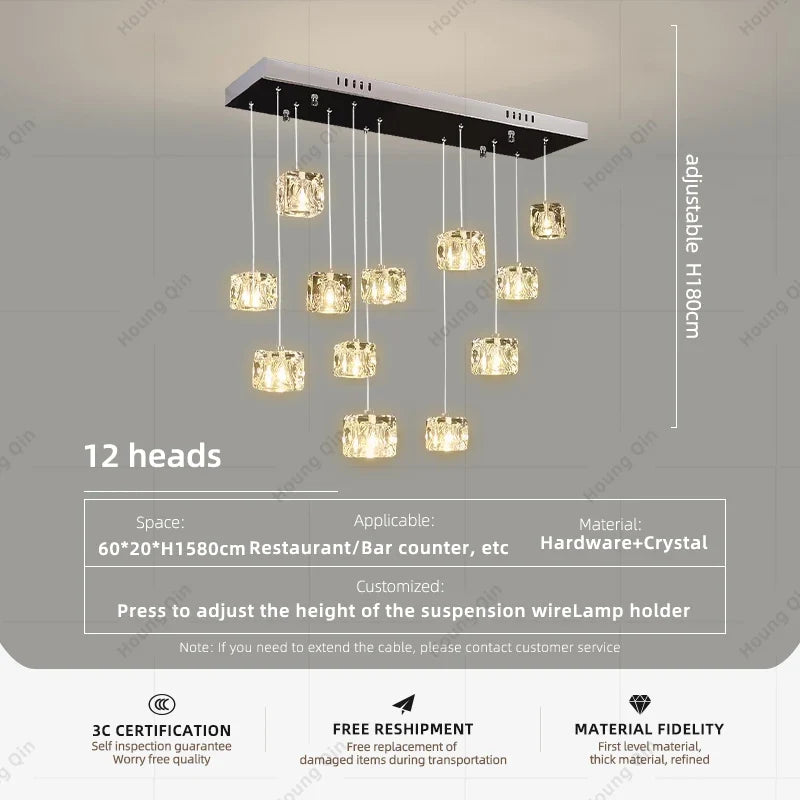lustre led design pour éclairage intérieur moderne et élégant