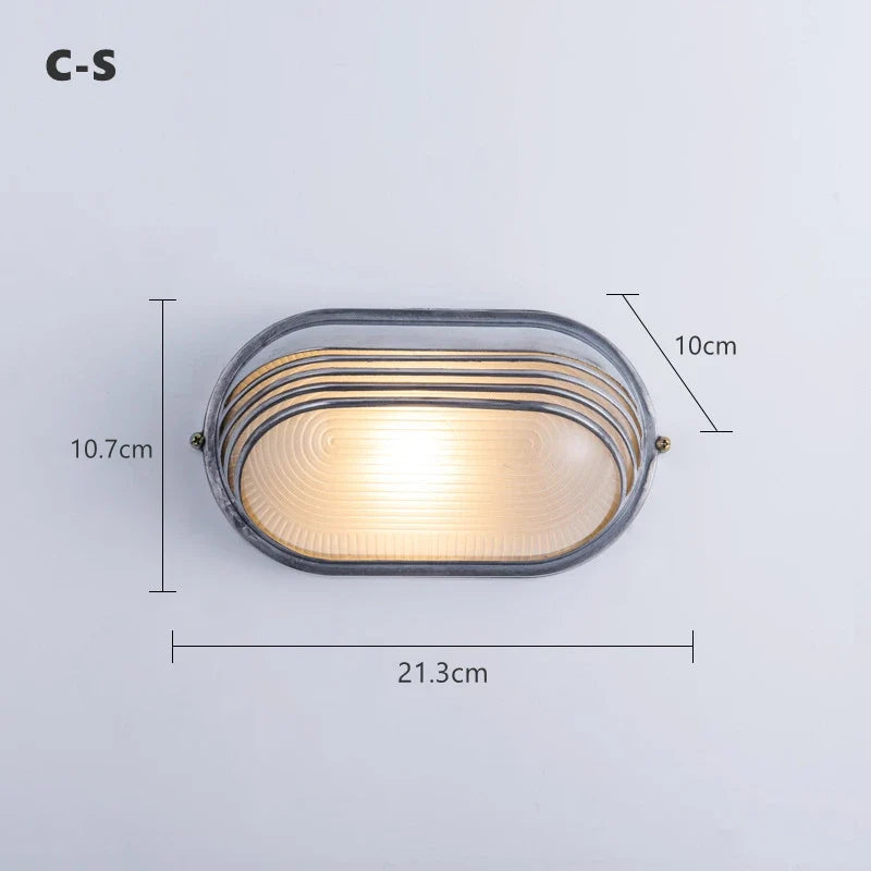 applique murale led rétro industrielle étanche pour extérieur et jardin
