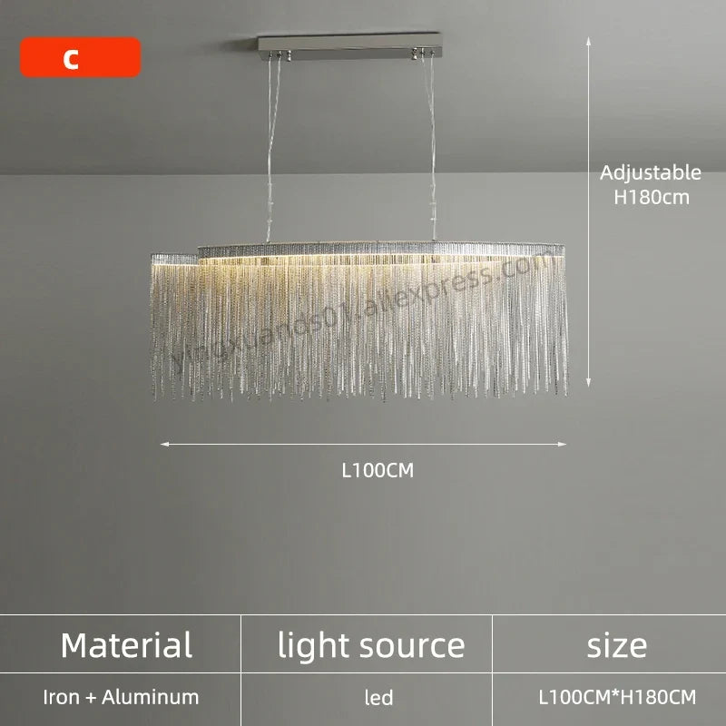 suspension design minimaliste avec pompon pour intérieur moderne