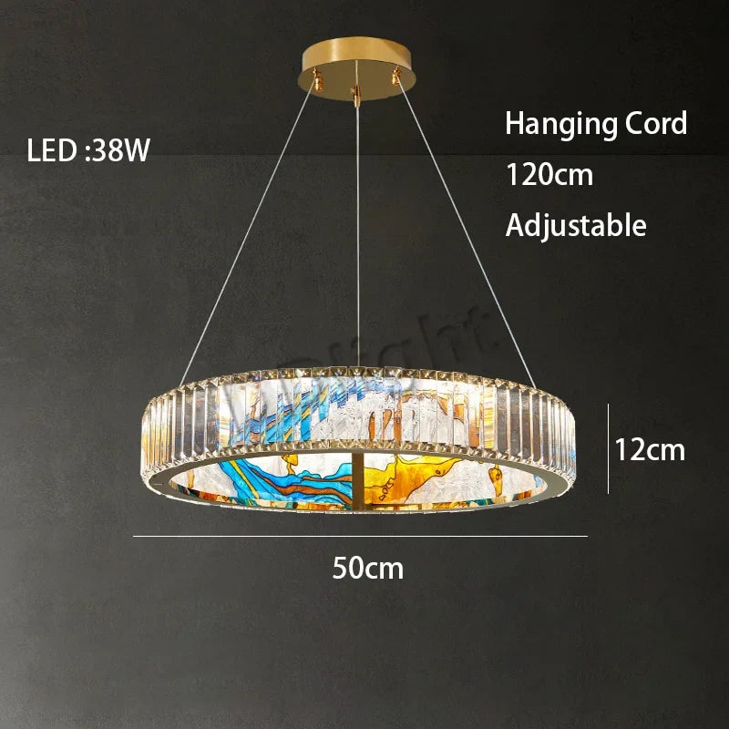 luminaire art déco led dimmable doré