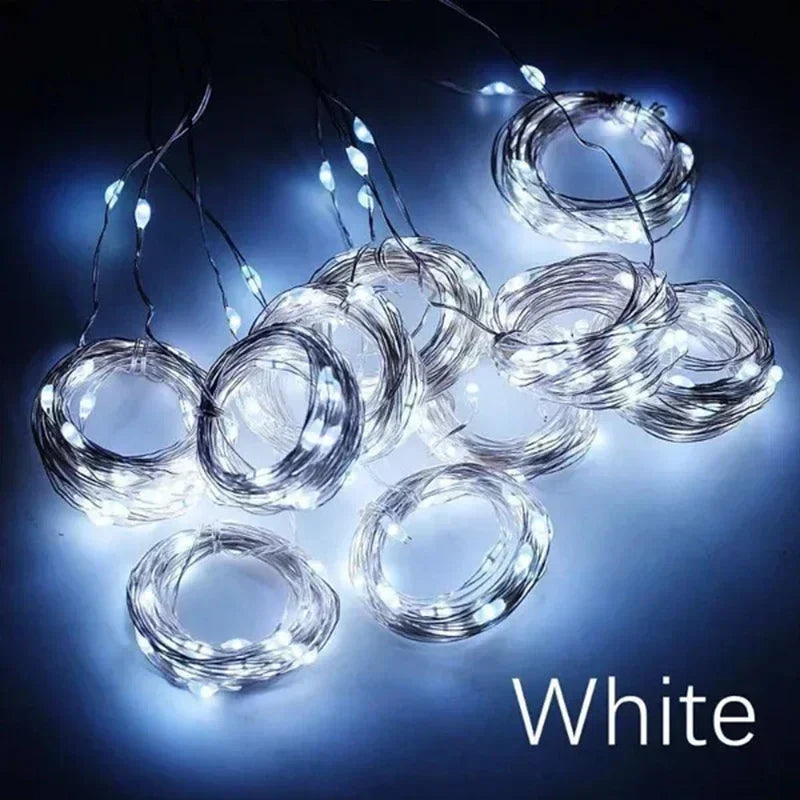 guirlande lumineuse rideau led usb pour décorations festives et célébrations