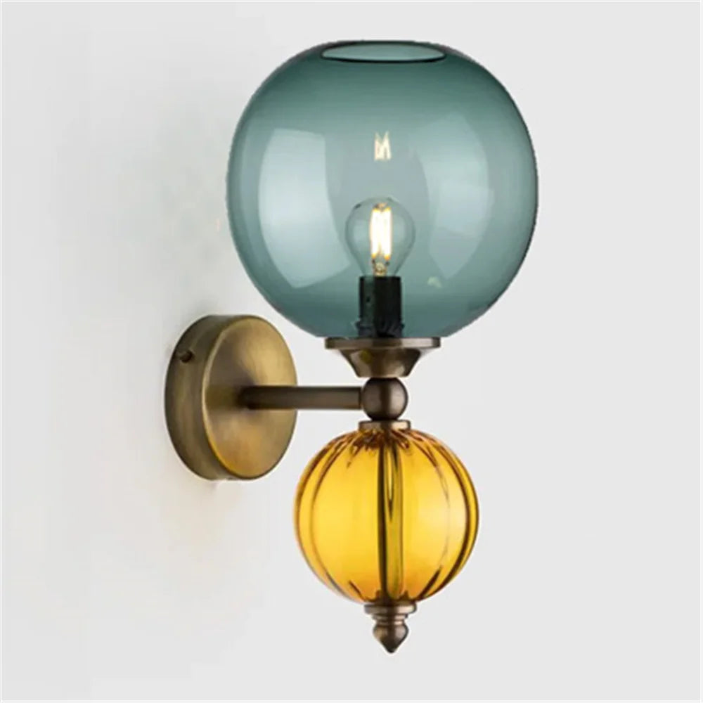Applique murale LED en forme de bulle de verre