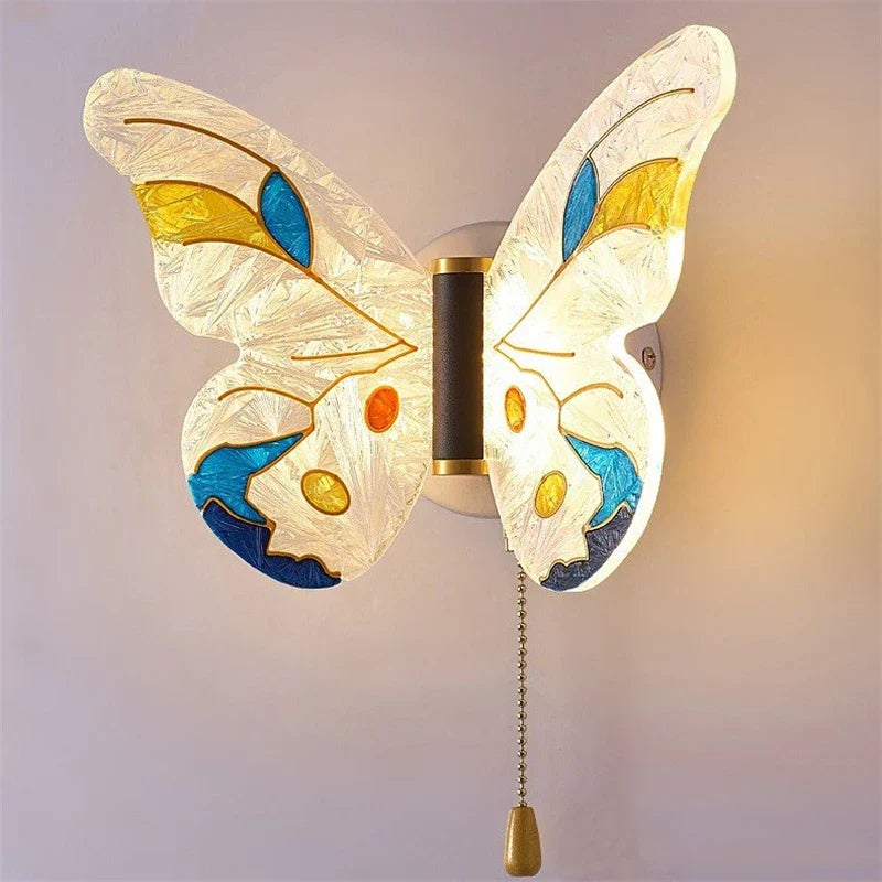 applique murale papillon décorative design nordique pour intérieur moderne