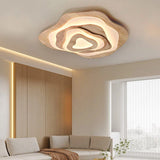 lustre led moderne en bois pour chalet loft intelligent