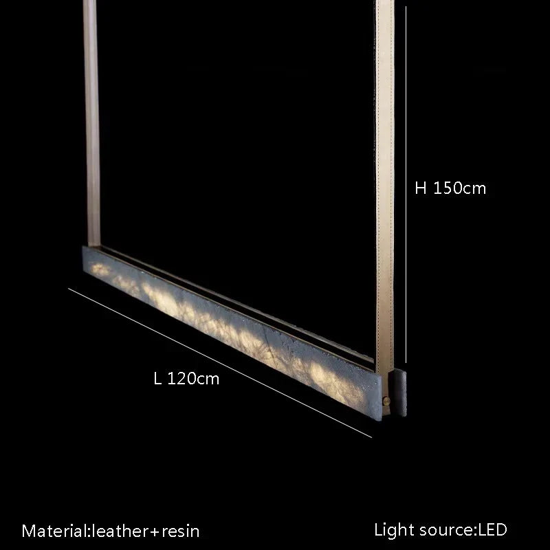 lustre led moderne minimaliste imitation marbre haut de gamme