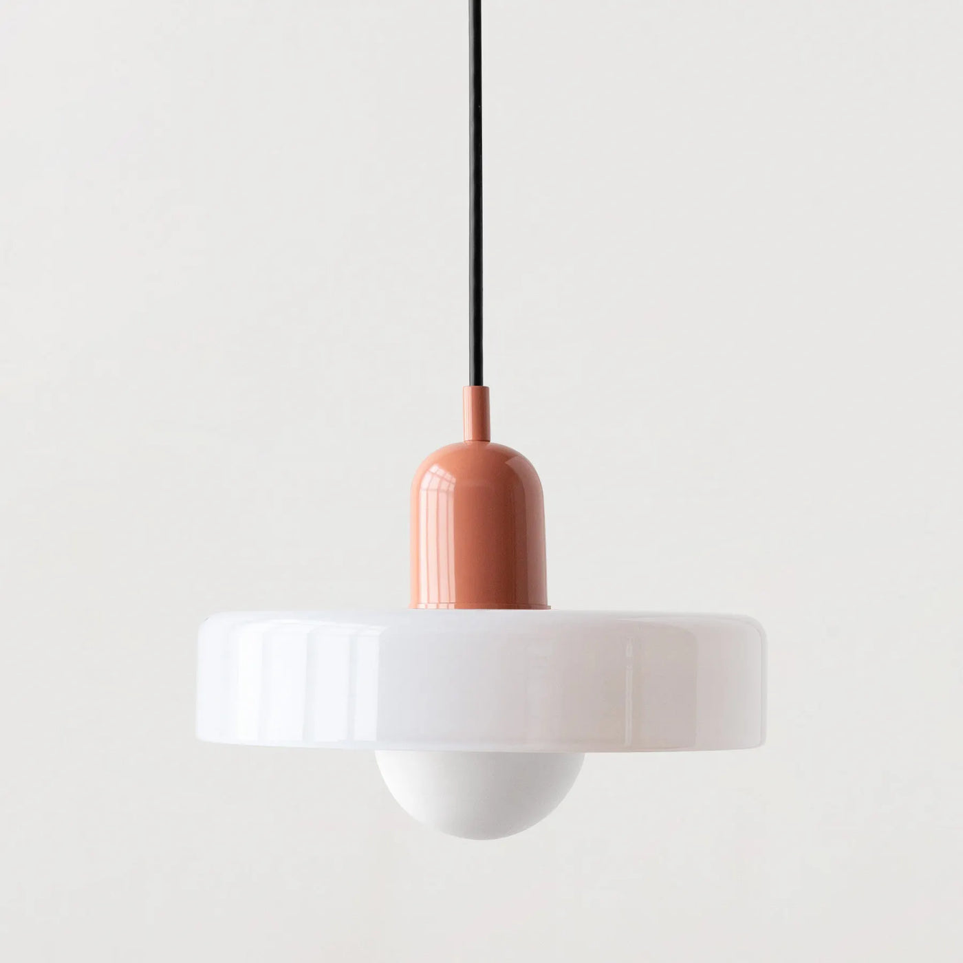 lustre moderne suspendu en verre coloré pour intérieur