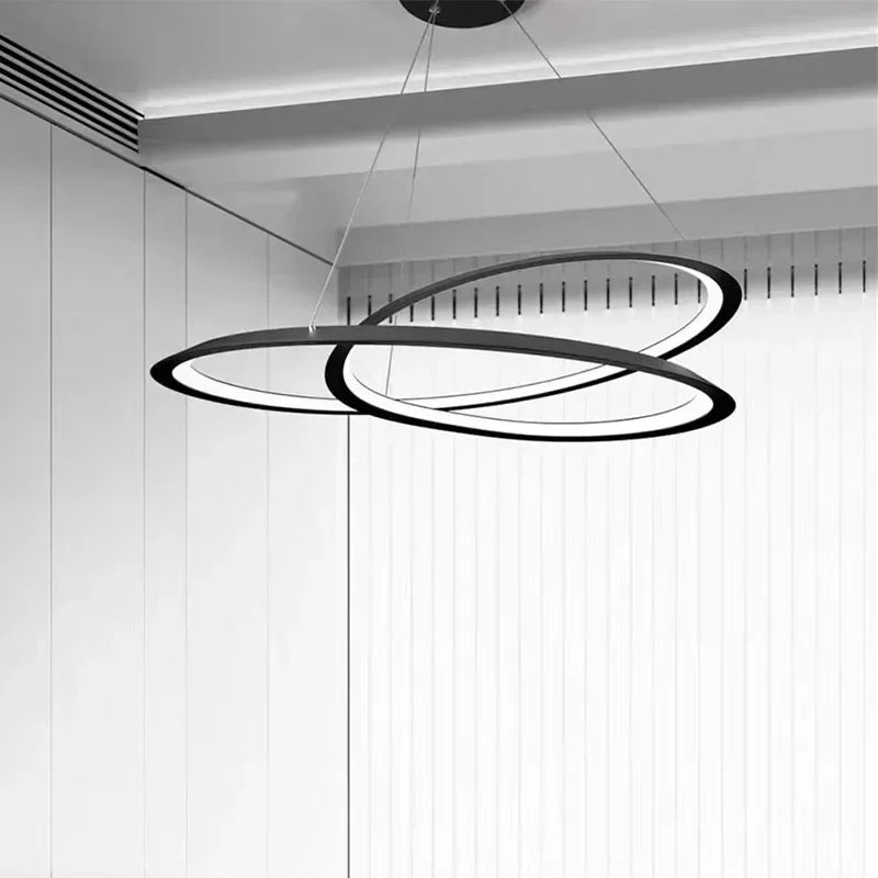 Lustre LED suspendu au design moderne