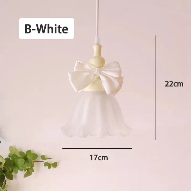 suspension romantiques pour enfants avec abat-jour en verre