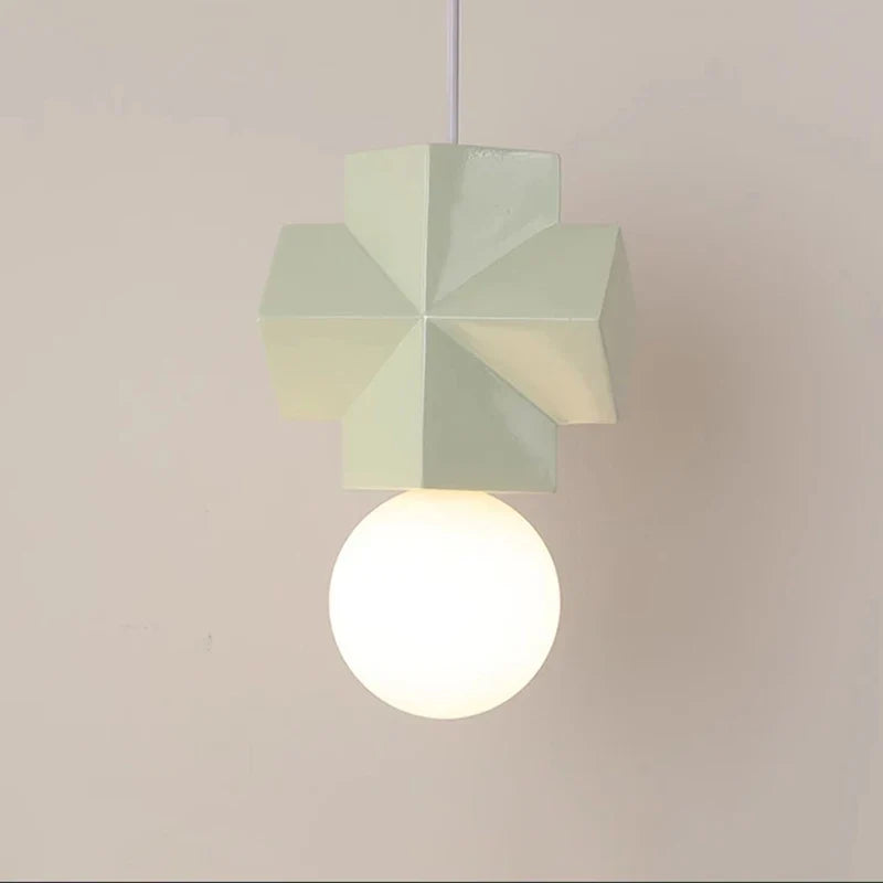 suspension romantique design géométrique pour enfants