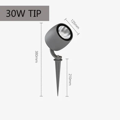 lampe de jardin à led haute puissance avec piquet à livraison gratuite